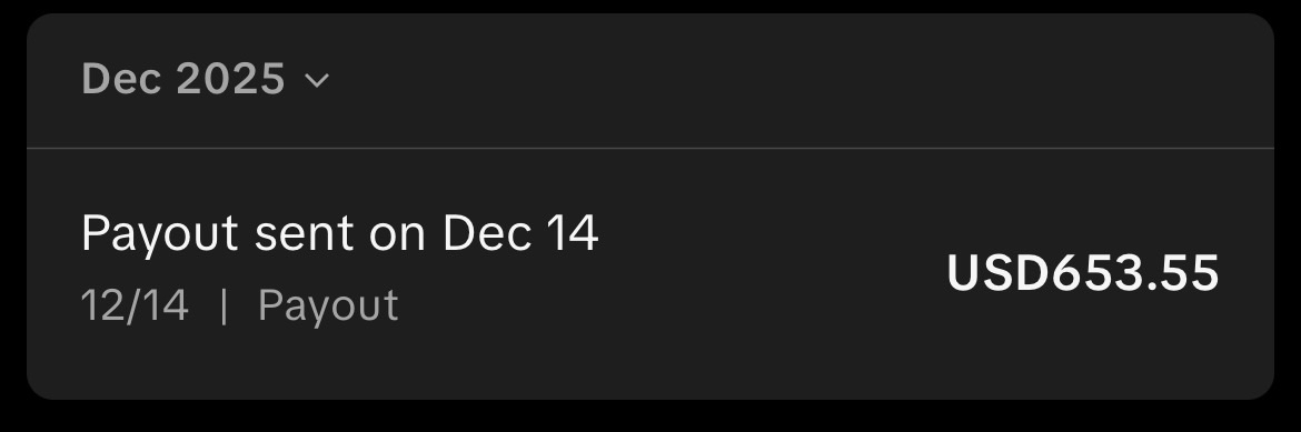 Earnings screenshot placeholder 2